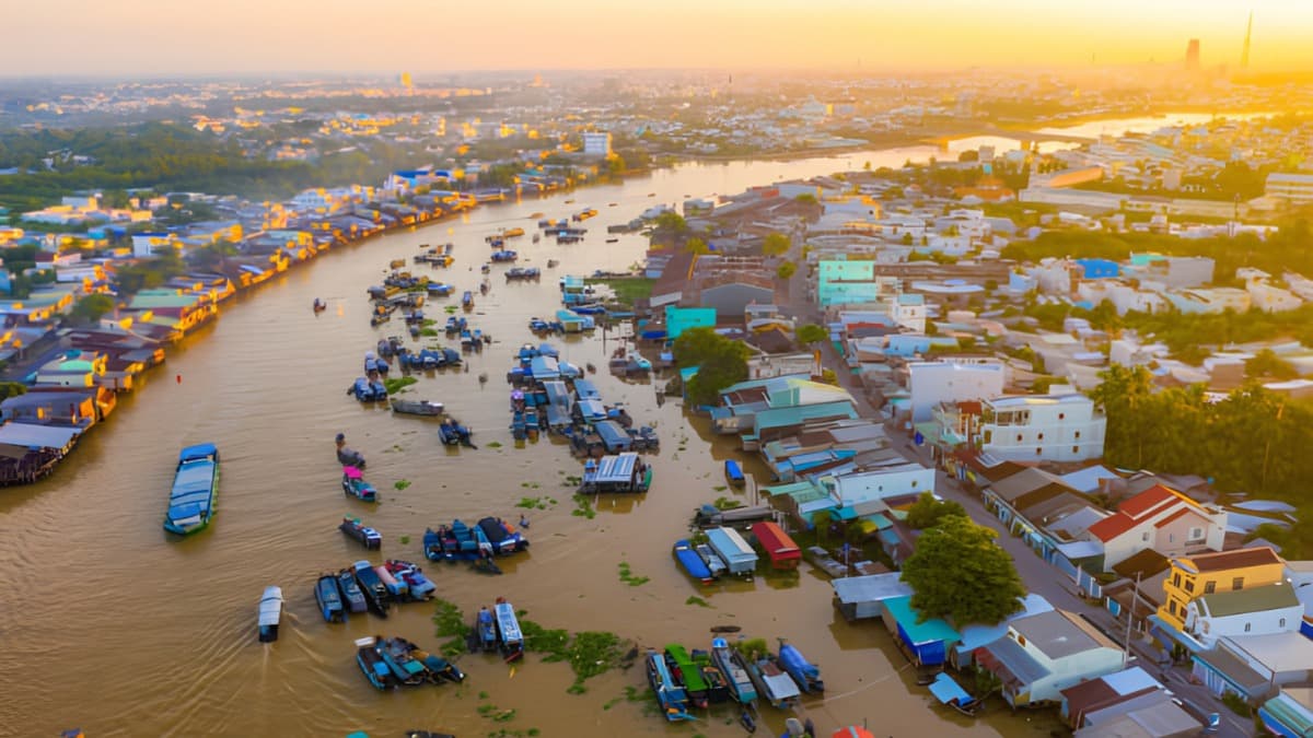 Marché flottant de Ngã Bảy - Phụng Hiệp