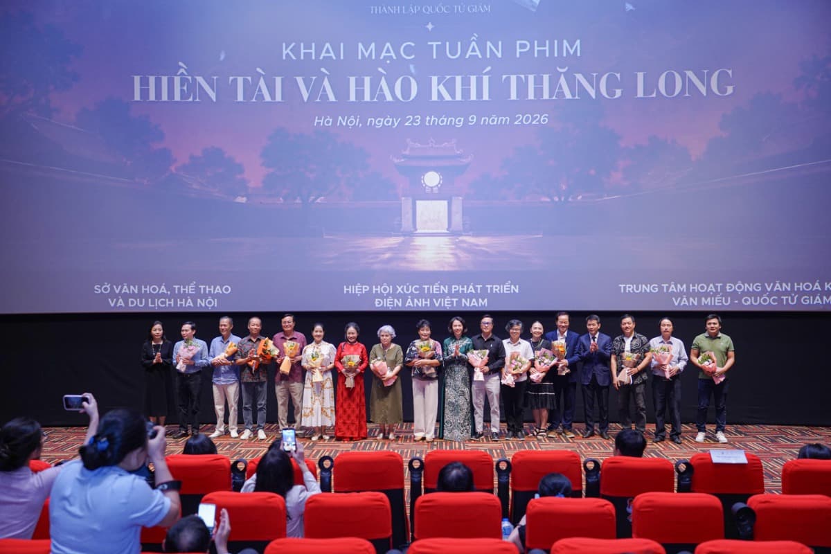 15 phim về hiền tài, hào khí Thăng Long được trình chiếu tại Hà Nội
